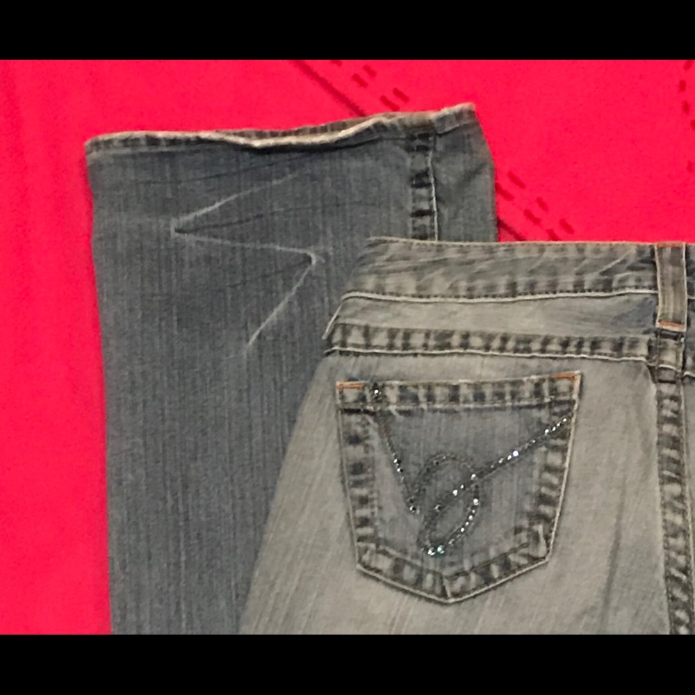 bebe Size 30 Skinny Bootcut Jeans - Picture 5 of 5